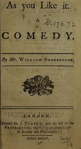 Cover of As You Like It