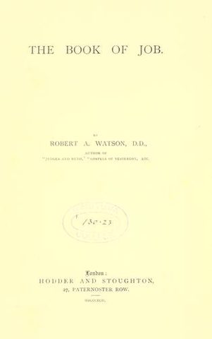 Cover of Book of Job