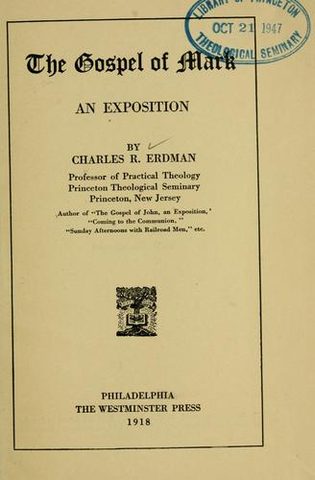 Cover of Gospel of Mark