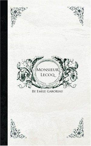 Cover of Monsieur Lecoq